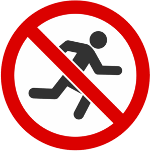 No Running